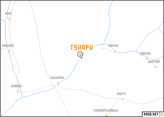 map of Tswafu