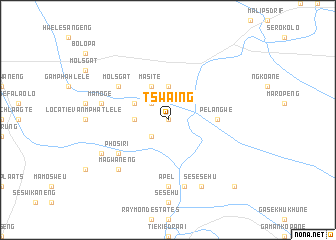 map of Tswaing