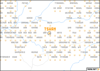 map of Tswam