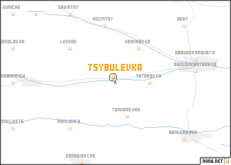 map of Tsybulevka