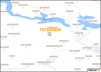 map of Tsyganovo