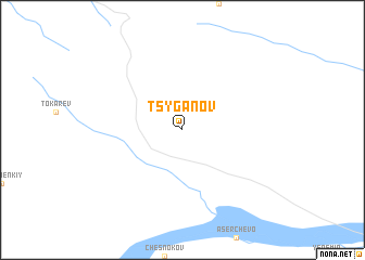 map of Tsyganov