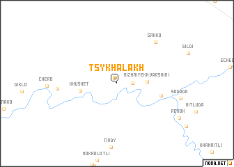 map of Tsykhalakh