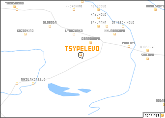 map of Tsypelëvo