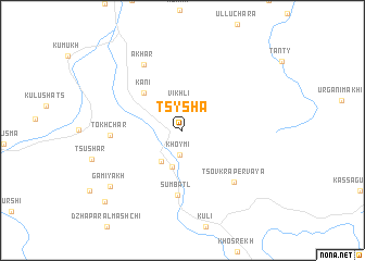 map of Tsysha