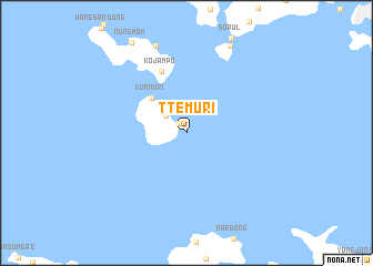 map of Ttemu-ri