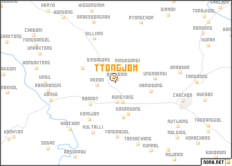 map of Ttongjŏm