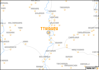 map of Ttwiduru