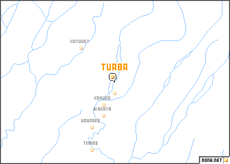 map of Tuaba