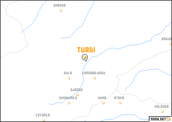 map of Tuadi