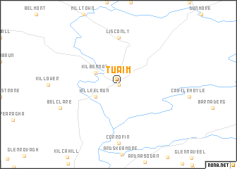 map of Tuaim