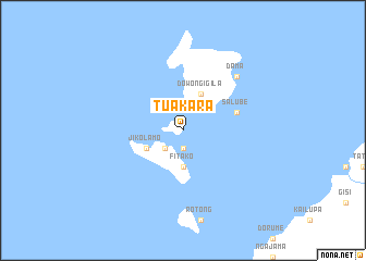 map of Tuakara