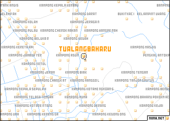 map of Tualang Baharu