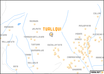 map of Tuallqui