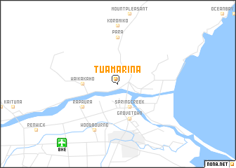 map of Tuamarina