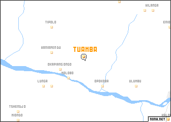 map of Tuamba