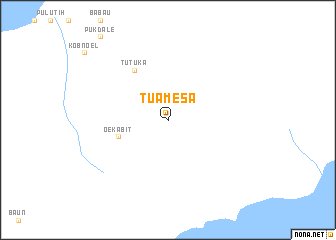 map of Tuamesa