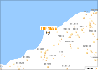 map of Tuamese