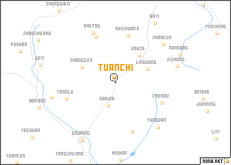 map of Tuanchi