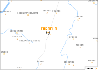 map of Tuancun