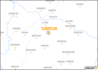 map of Tuancun