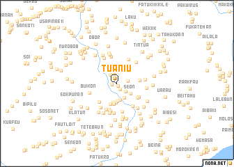 map of Tuaniu