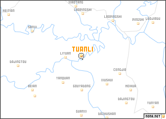 map of Tuanli