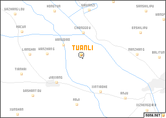 map of Tuanli