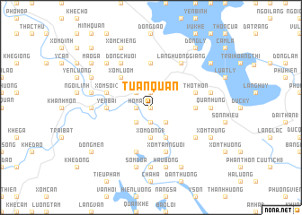 map of Tuần Quán