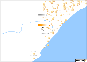 map of Tuanuna