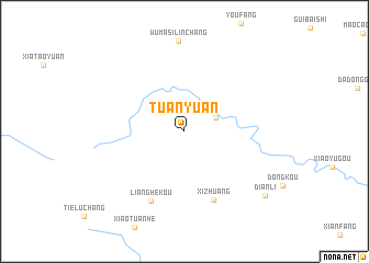 map of Tuanyuan