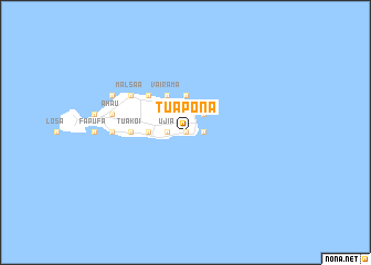 map of Tuapona