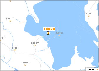 map of Tuara