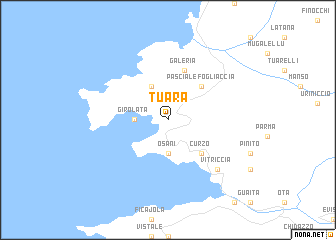 map of Tuara