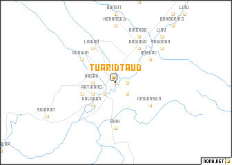 map of Tuarid Taud