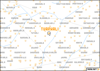 map of Tuarwāli