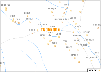 map of Tuassane