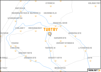 map of Tuatay