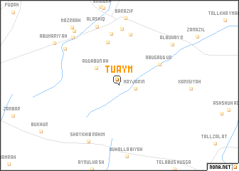 map of Tuʼaym