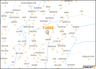 map of Tubaa