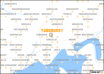 map of Tuba Burey