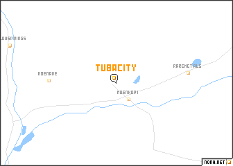 map of Tuba City