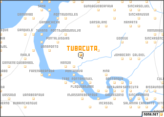 map of Tubácutà