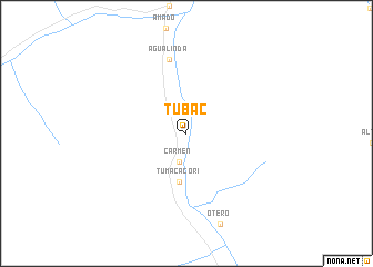 map of Tubac