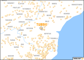 map of Tubaki