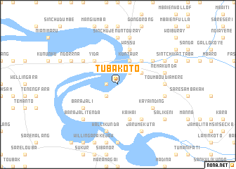 map of Tuba Koto