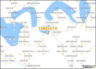 map of Tuba Kuta