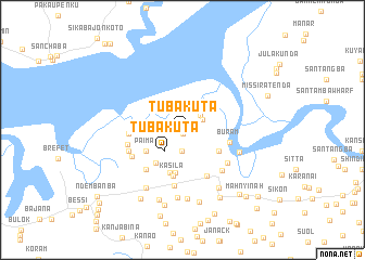 map of Tuba Kuta