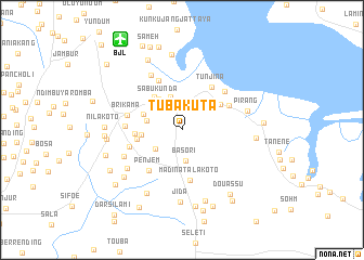 map of Tubakuta