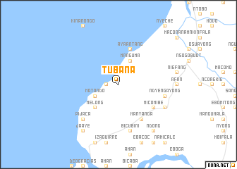 map of Tubana